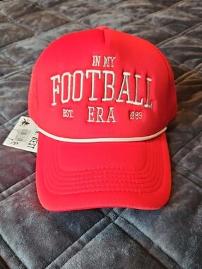Worn/West "In My Football Era" Trucker Hat, OS, Red, Taylor Swift, Chiefs